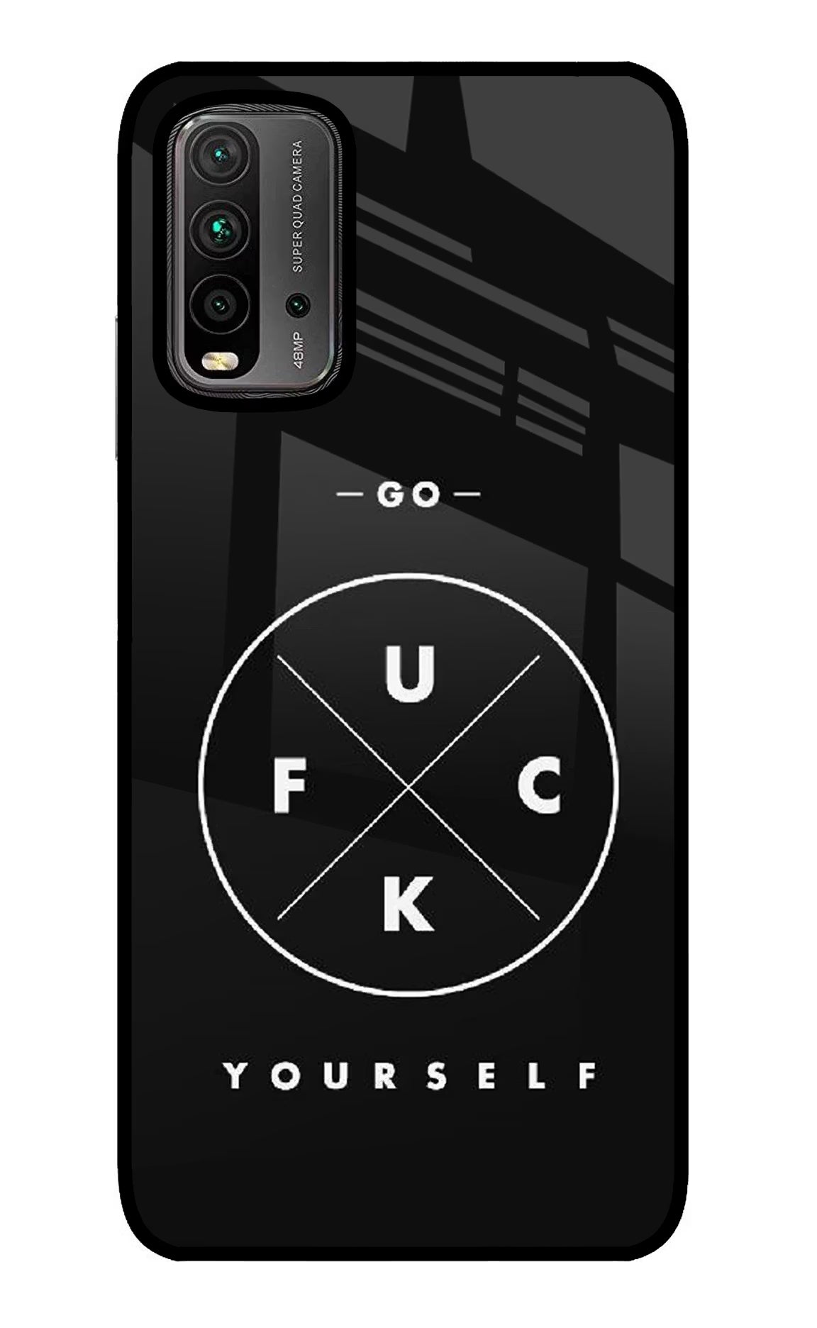 Go Fuck Yourself Redmi 9 Power Glass Case