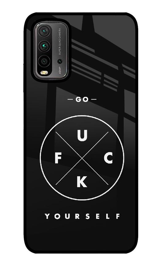 Go Fuck Yourself Redmi 9 Power Glass Case