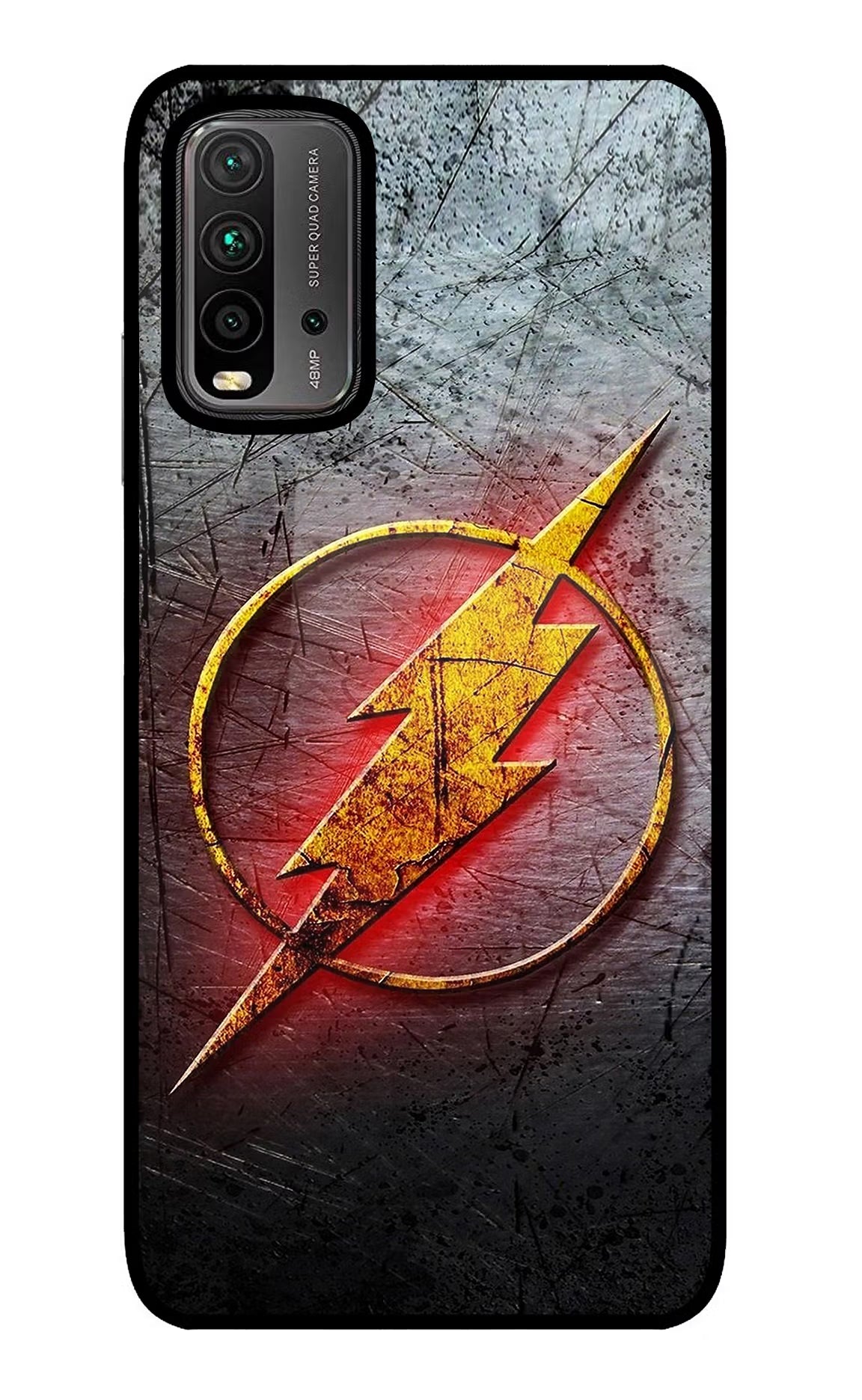 Flash Redmi 9 Power Glass Case Back Cover by Casekaro