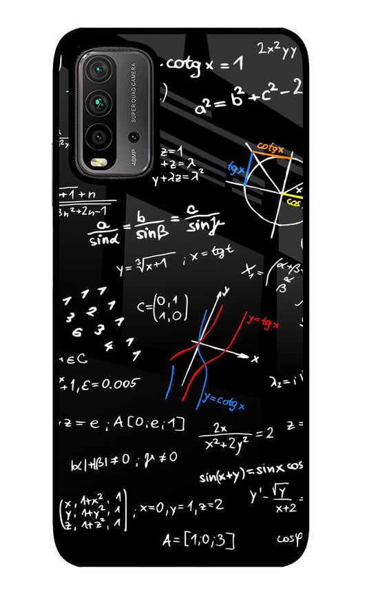 Mathematics Formula Redmi 9 Power Glass Case