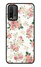 Flowers Redmi 9 Power Glass Case