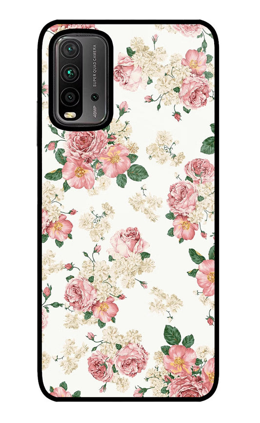 Flowers Redmi 9 Power Glass Case