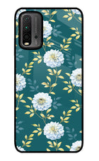 Flowers Redmi 9 Power Glass Case