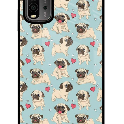Pug Dog Redmi 9 Power Glass Case