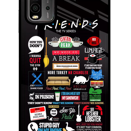 FRIENDS Redmi 9 Power Glass Case