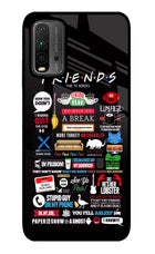 FRIENDS Redmi 9 Power Glass Case