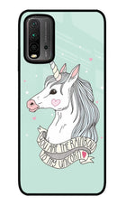 Unicorn Wallpaper Redmi 9 Power Glass Case