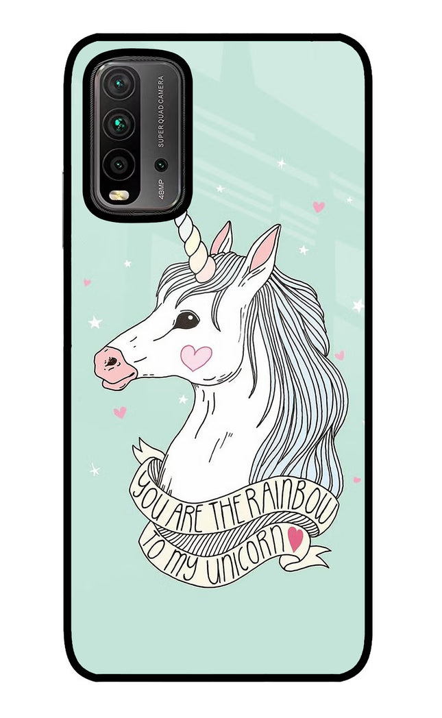 Unicorn Wallpaper Redmi 9 Power Glass Case