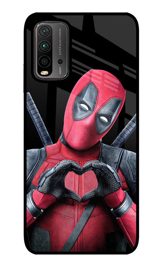 Deadpool Redmi 9 Power Glass Case