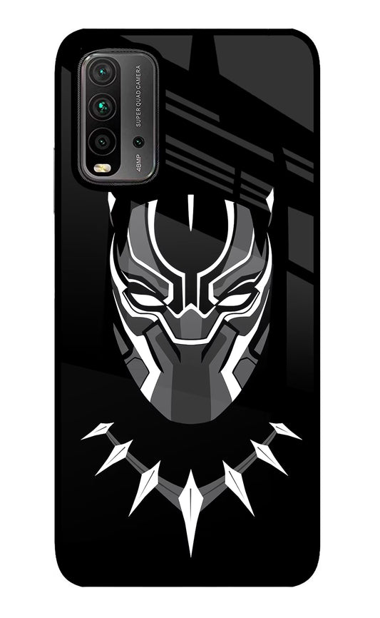 Black Panther Redmi 9 Power Glass Case