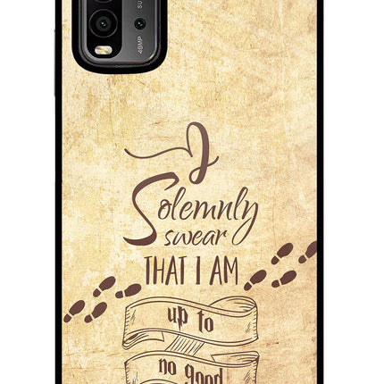 I Solemnly swear that i up to no good Redmi 9 Power Glass Case