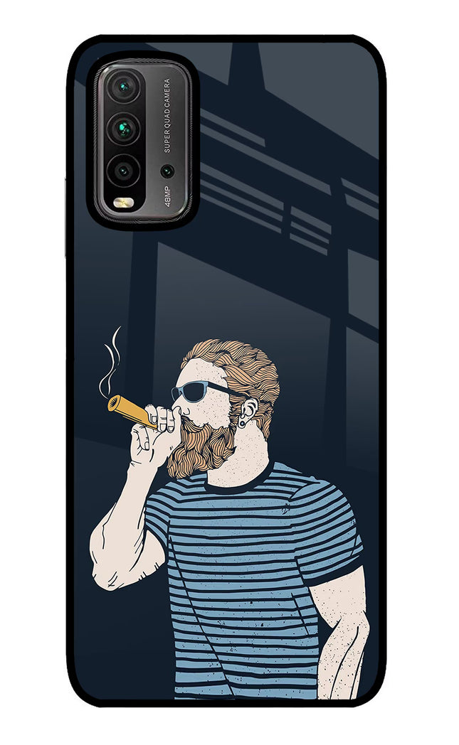 Smoking Redmi 9 Power Glass Case