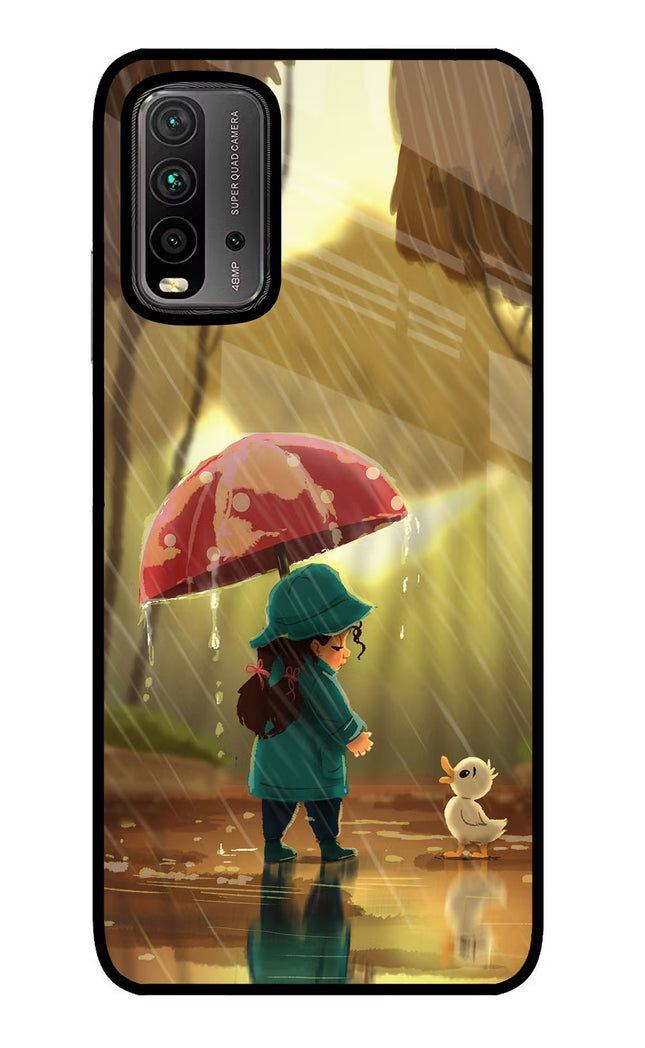 Rainy Day Redmi 9 Power Glass Case