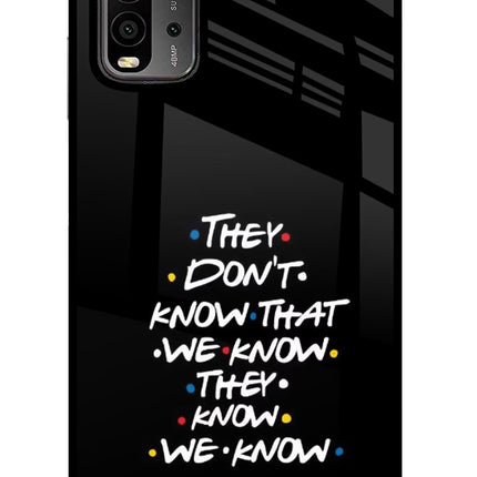 FRIENDS Dialogue Redmi 9 Power Glass Case