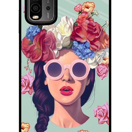 Pretty Girl Redmi 9 Power Glass Case