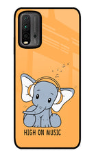 High On Music Redmi 9 Power Glass Case