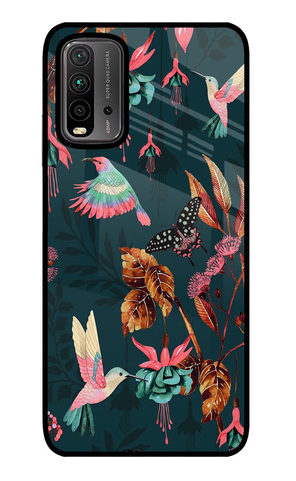 Birds Redmi 9 Power Glass Case