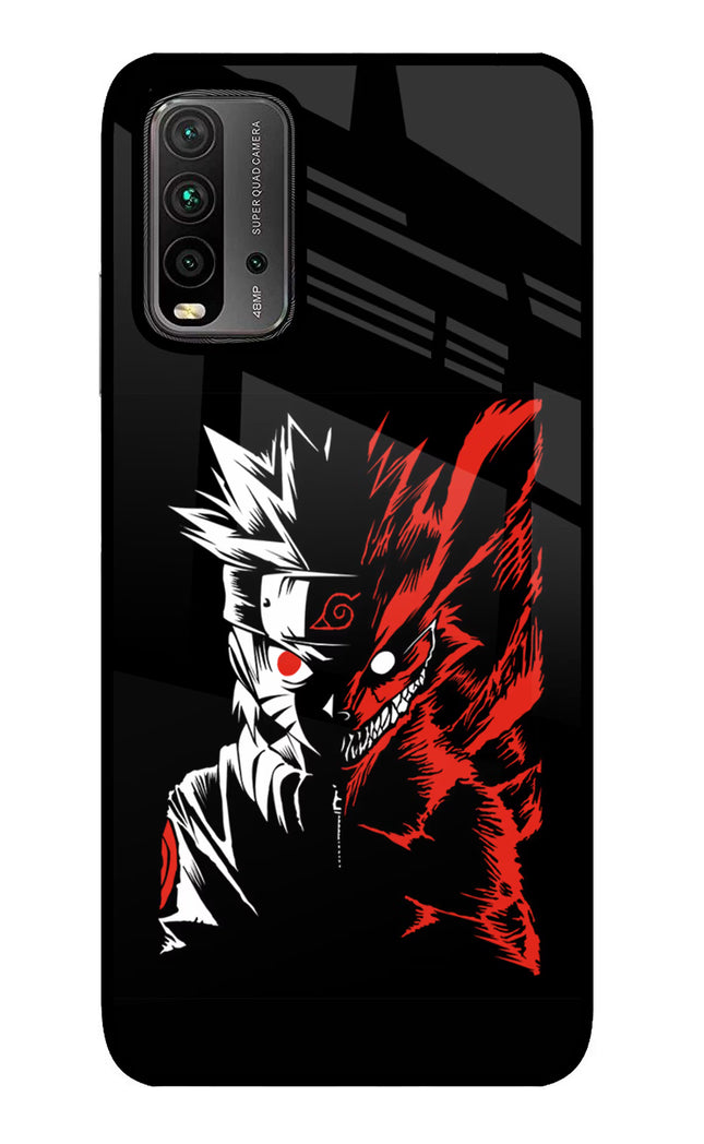 Naruto Two Face Redmi 9 Power Glass Case
