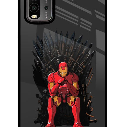 Ironman Throne Redmi 9 Power Glass Case