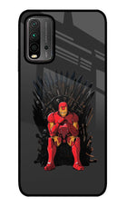 Ironman Throne Redmi 9 Power Glass Case