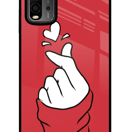 Korean Love Sign Redmi 9 Power Glass Case