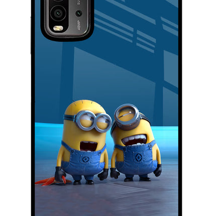 Minion Laughing Redmi 9 Power Glass Case
