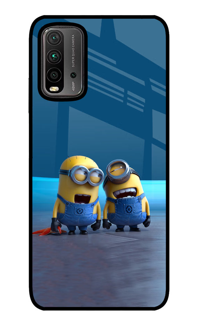 Minion Laughing Redmi 9 Power Glass Case