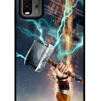 Thor Hammer Mjolnir Redmi 9 Power Glass Case