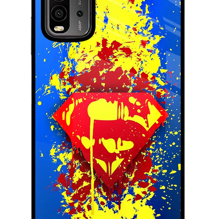 Superman logo Redmi 9 Power Glass Case
