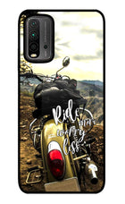 Ride More Worry Less Redmi 9 Power Glass Case