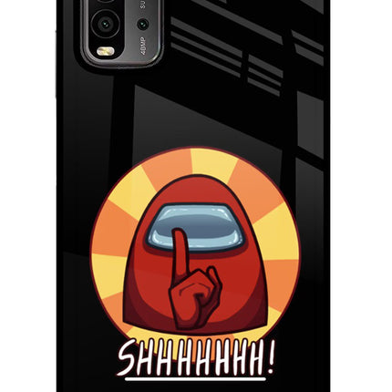 Among Us Shhh! Redmi 9 Power Glass Case