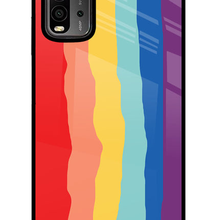 Rainbow Redmi 9 Power Glass Case