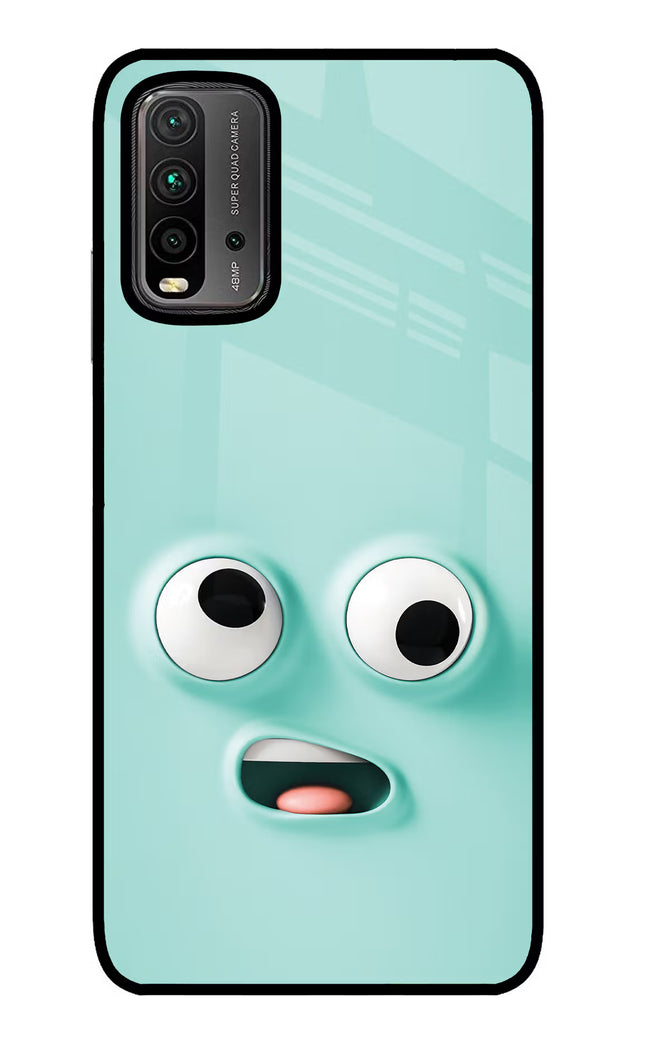 Funny Cartoon Redmi 9 Power Glass Case