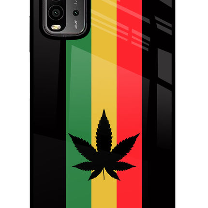 Weed Flag Redmi 9 Power Glass Case