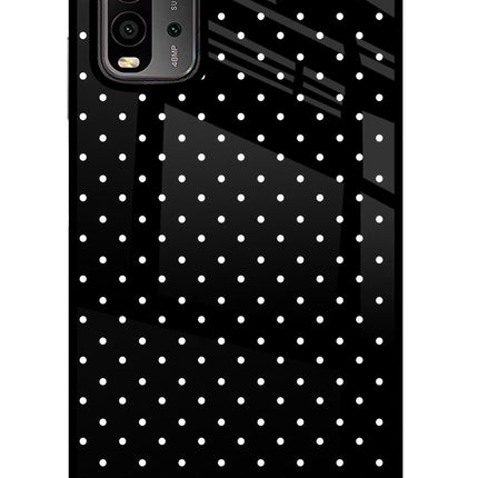 White Dots Redmi 9 Power Glass Case
