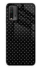 White Dots Redmi 9 Power Glass Case