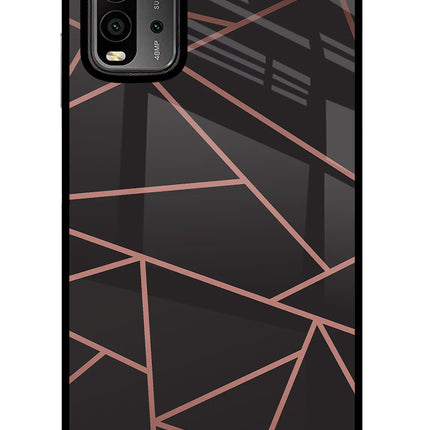 Geometric Pattern Redmi 9 Power Glass Case