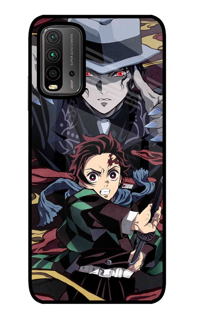 Demon Slayer Redmi 9 Power Glass Case