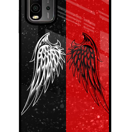 Wings Redmi 9 Power Glass Case