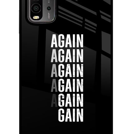 Again Again Gain Redmi 9 Power Glass Case