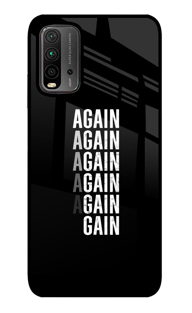 Again Again Gain Redmi 9 Power Glass Case