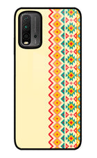 Ethnic Seamless Redmi 9 Power Glass Case
