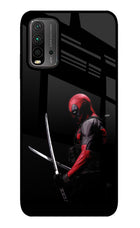 Deadpool Redmi 9 Power Glass Case