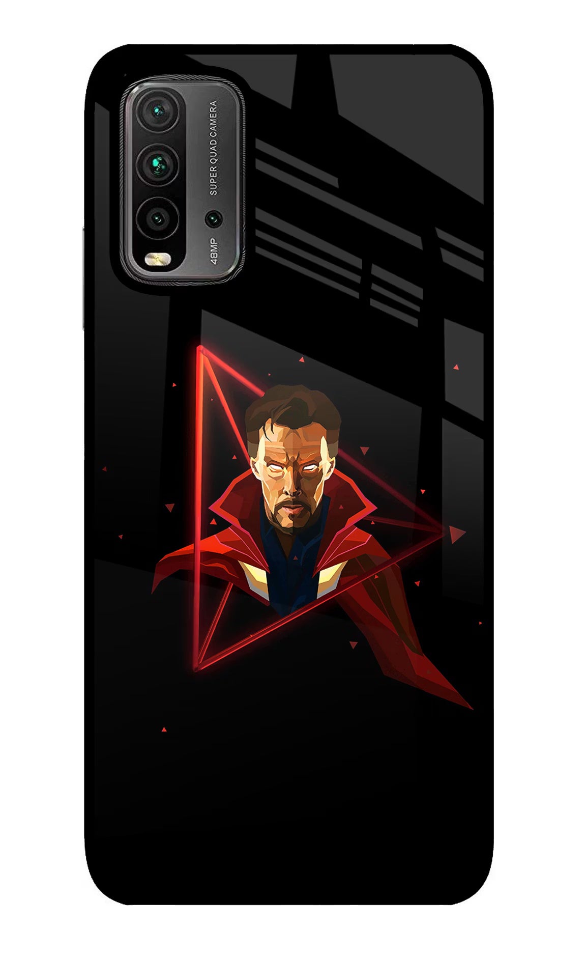 Doctor Ordinary Redmi 9 Power Glass Case Back Cover by Casekaro