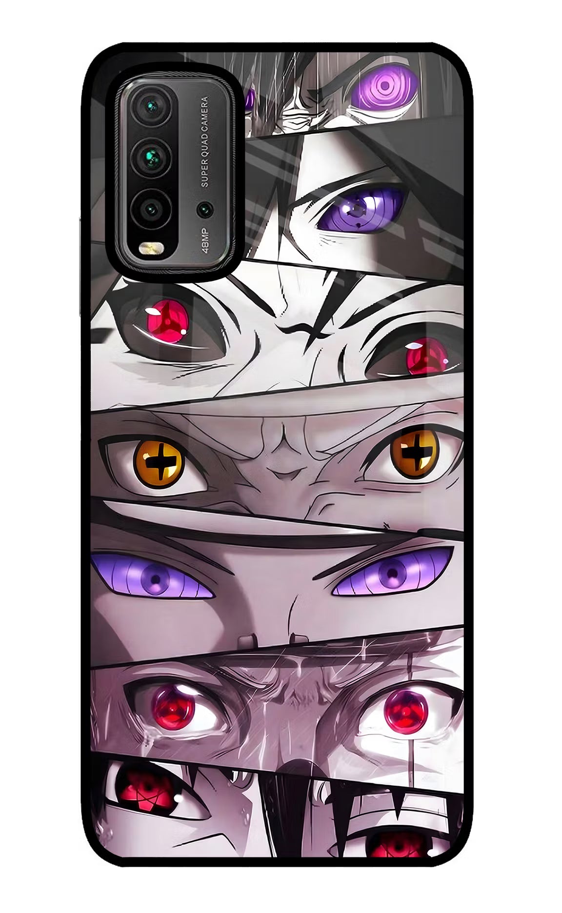 Naruto Anime Redmi 9 Power Glass Case Back Cover by Casekaro