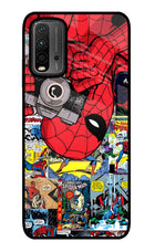 Spider Man Redmi 9 Power Glass Case
