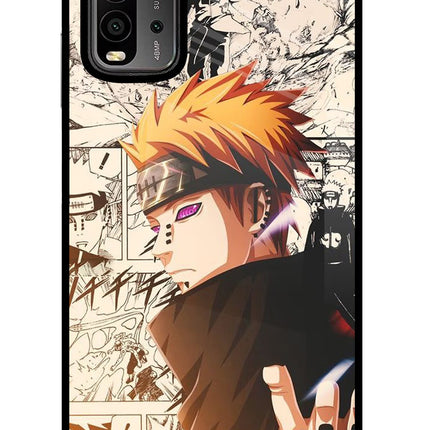 Pain Anime Redmi 9 Power Glass Case Back Cover by Casekaro