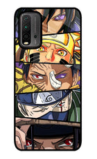 Naruto Character Redmi 9 Power Glass Case
