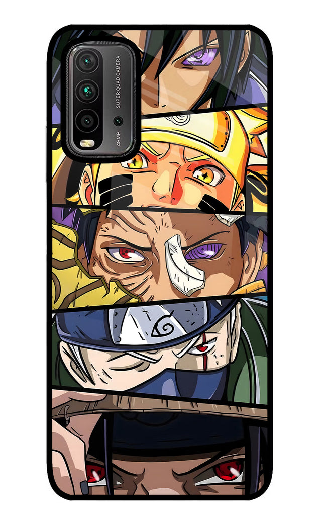 Naruto Character Redmi 9 Power Glass Case
