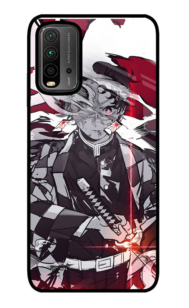 Demon Slayer Redmi 9 Power Glass Case